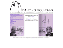 Tablet Screenshot of dancingmountains.org.uk